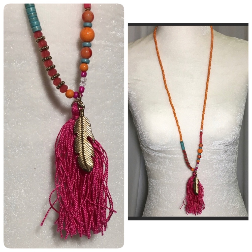 Express tassel necklace